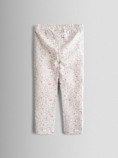 JoJo Maman Bébé Pink Ditsy 2-Pack Leggings image 5