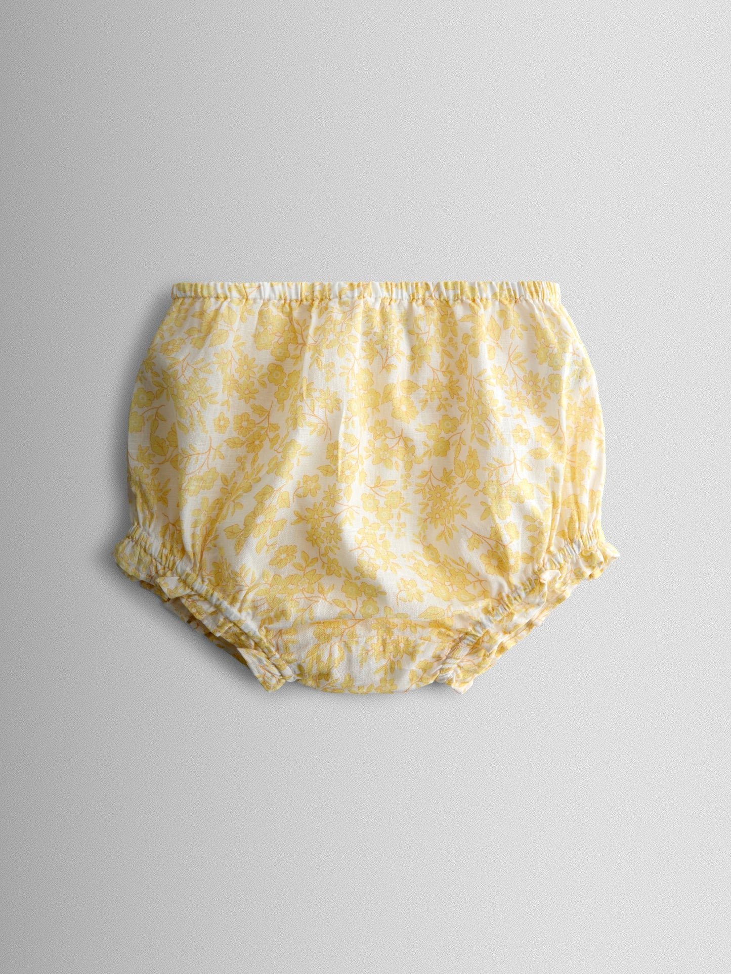 JoJo Maman Bébé Yellow Garden Floral Smocked Woven Dress image 4