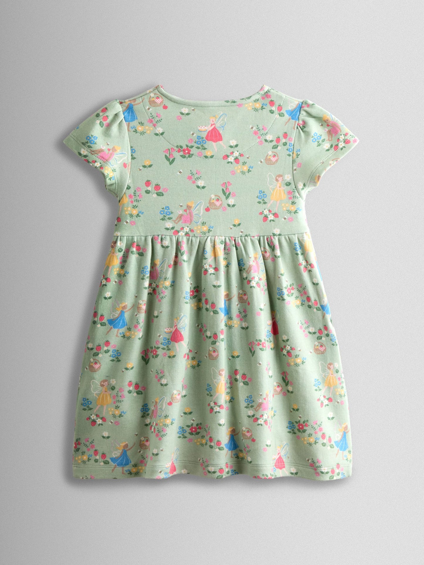 JoJo Maman Bébé Green Button Down Pet In Pocket Dress image 2