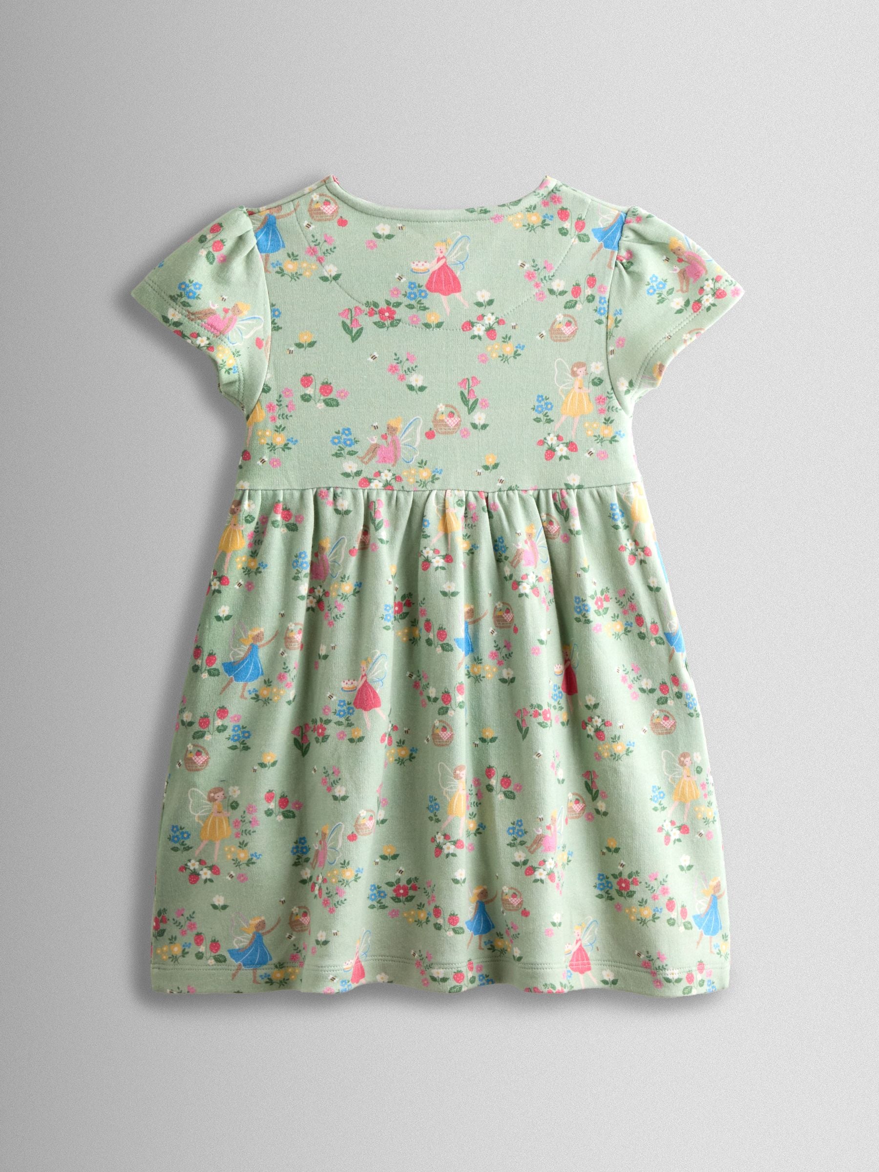 JoJo Maman Bébé Green Button Down Pet In Pocket Dress image 2