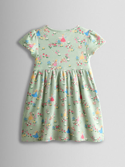 JoJo Maman Bébé Green Button Down Pet In Pocket Dress image 2