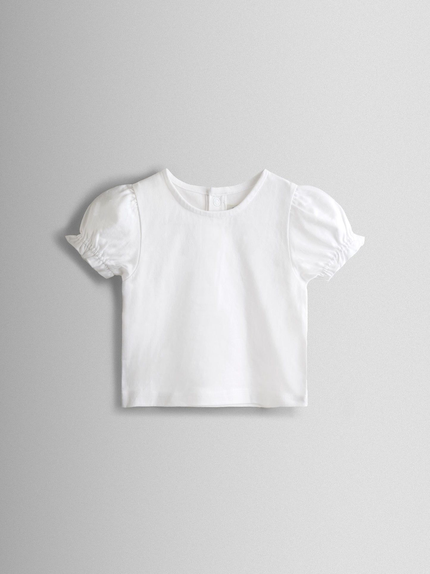 JoJo Maman Bébé White 2-Pack Pretty T-Shirts image 2