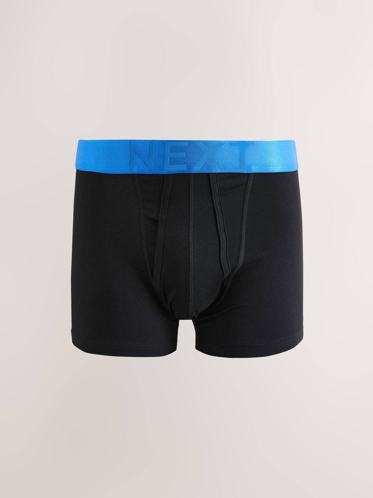 Dsiney Kidz - Black Bright Shiny Waistbands A-Front Cotton Rich Boxers 10 Pack image 3