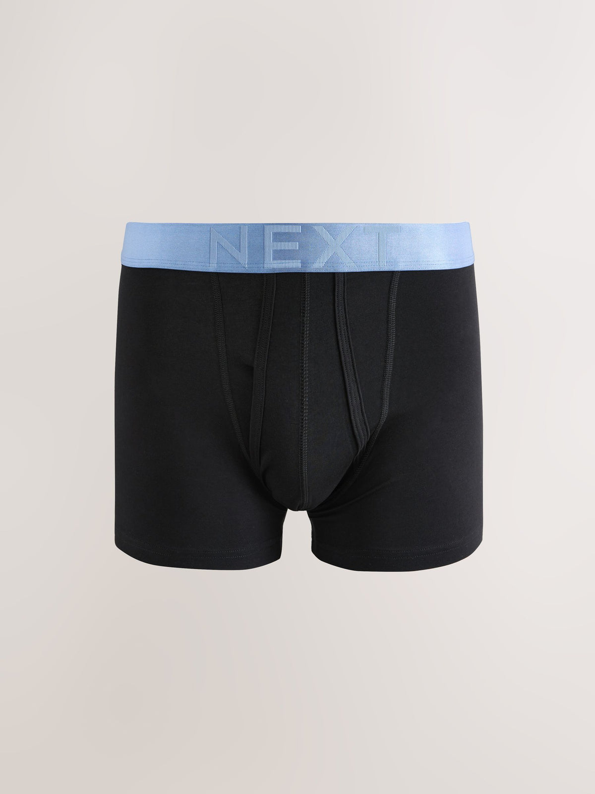 Dsiney Kidz - Black Bright Shiny Waistbands A-Front Cotton Rich Boxers 10 Pack image 4