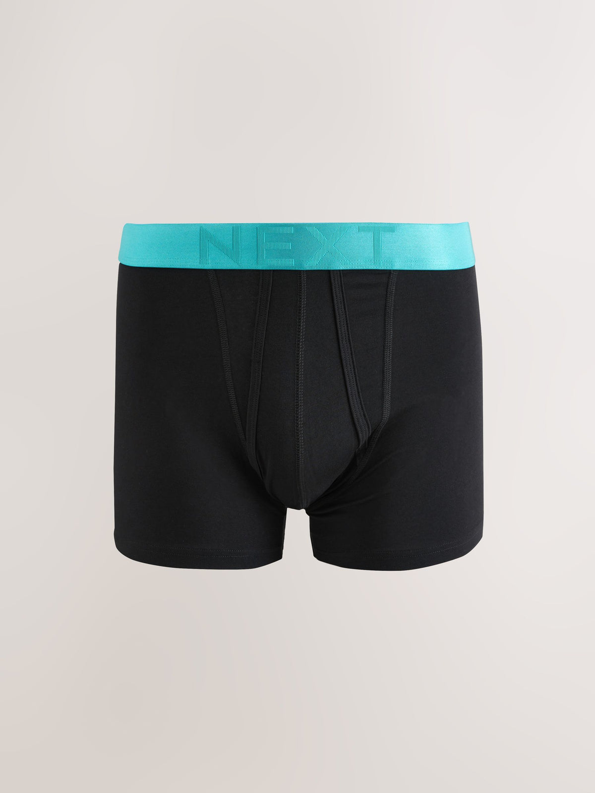 Dsiney Kidz - Black Bright Shiny Waistbands A-Front Cotton Rich Boxers 10 Pack image 6