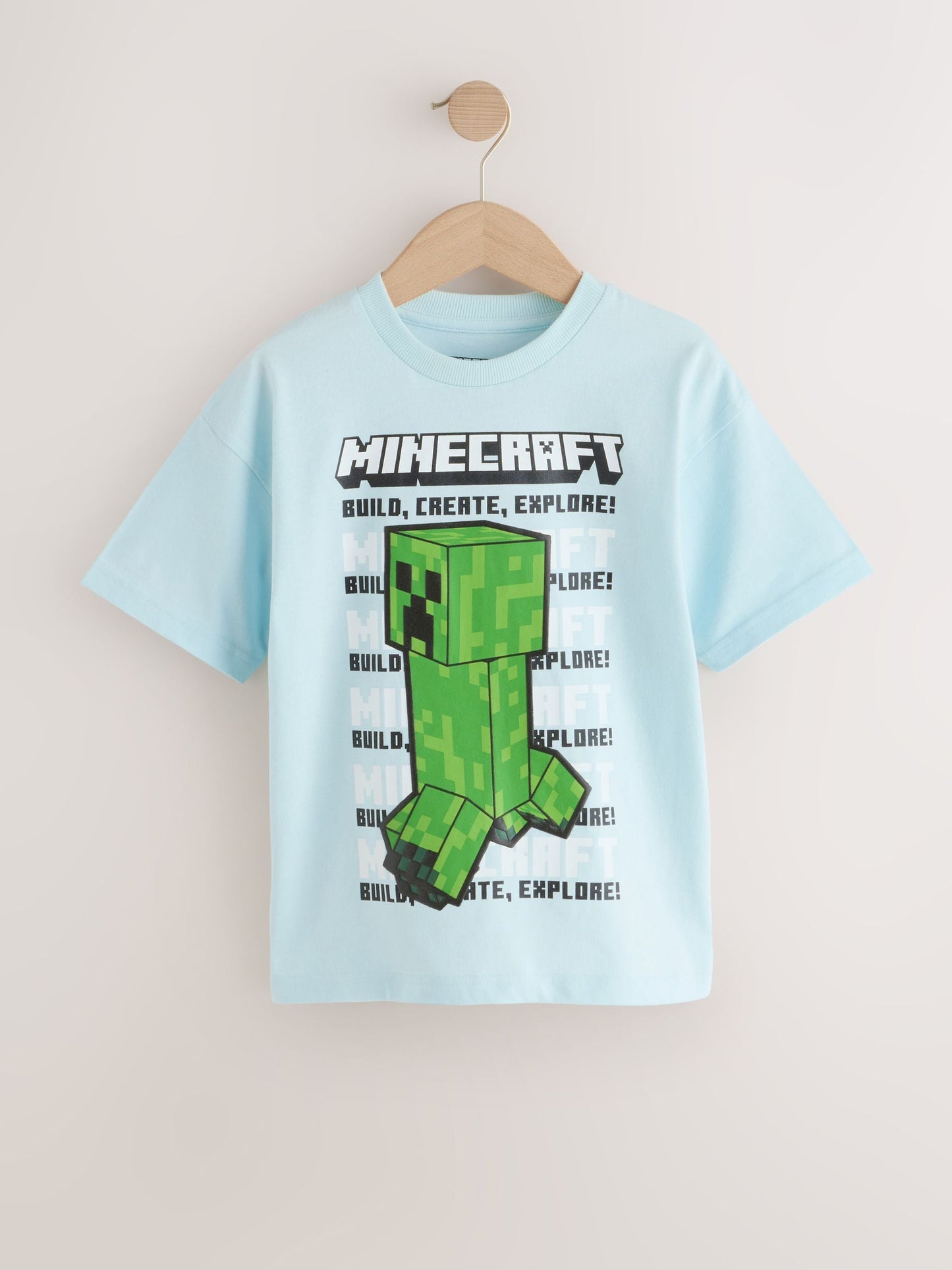 Dsiney Kidz - Light Blue/Stone 2 Pack Minecraft T-Shirt (3-16yrs) image 3