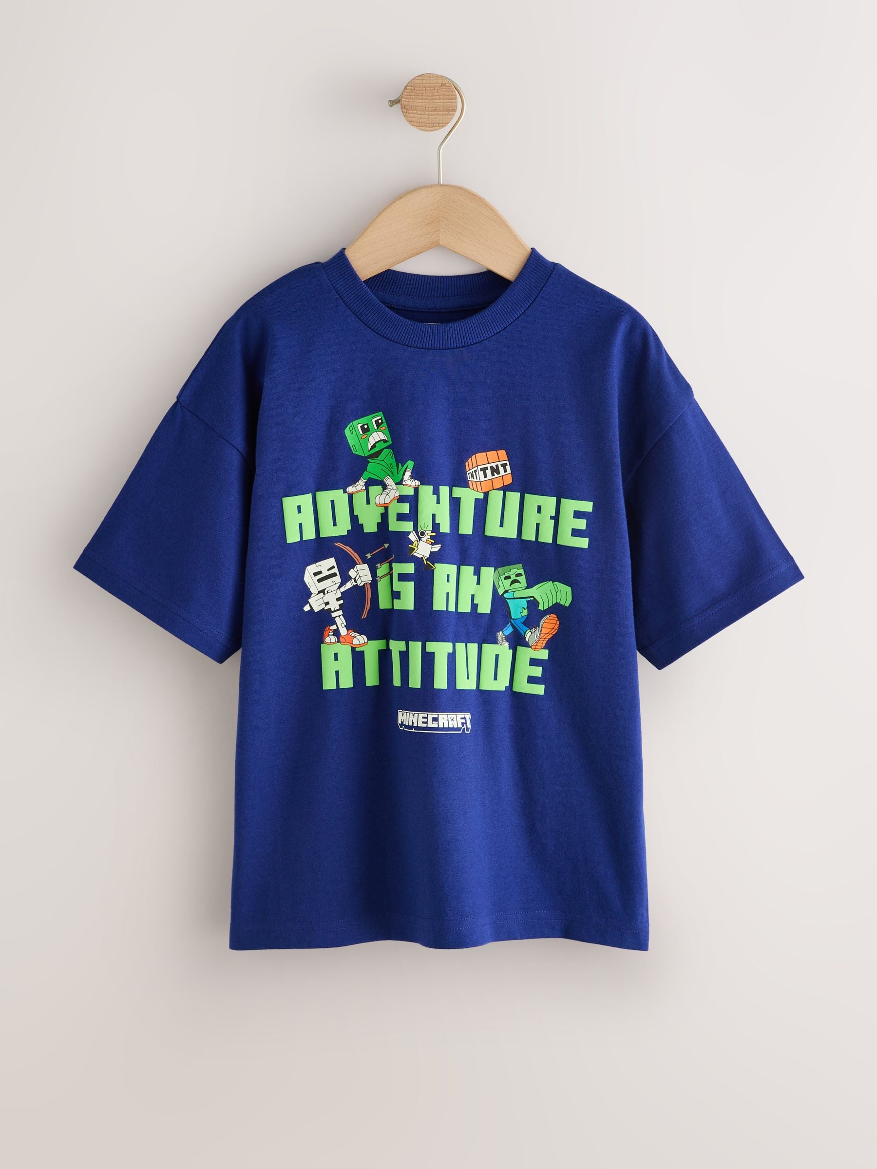 Dsiney Kidz - Blue/Yellow 2 Pack Minecraft T-Shirt (3-16yrs) image 2