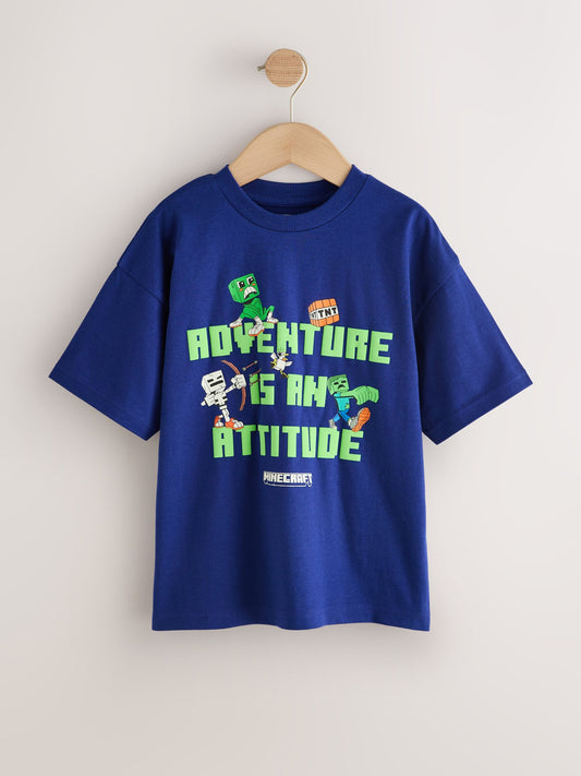 Dsiney Kidz - Blue/Yellow 2 Pack Minecraft T-Shirt (3-16yrs) image 2