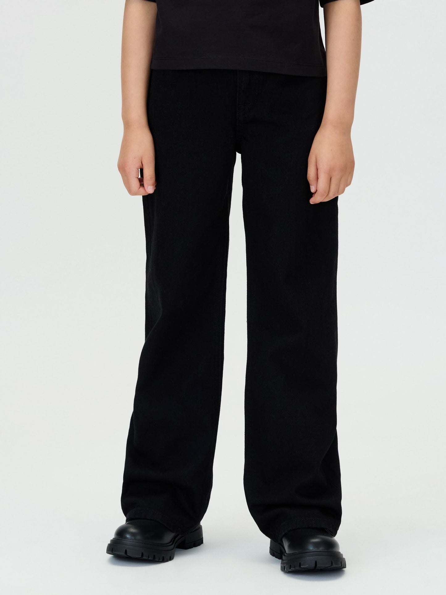 Dsiney Kidz - Calvin Klein Black High Rise Wide Leg Jeans image 1