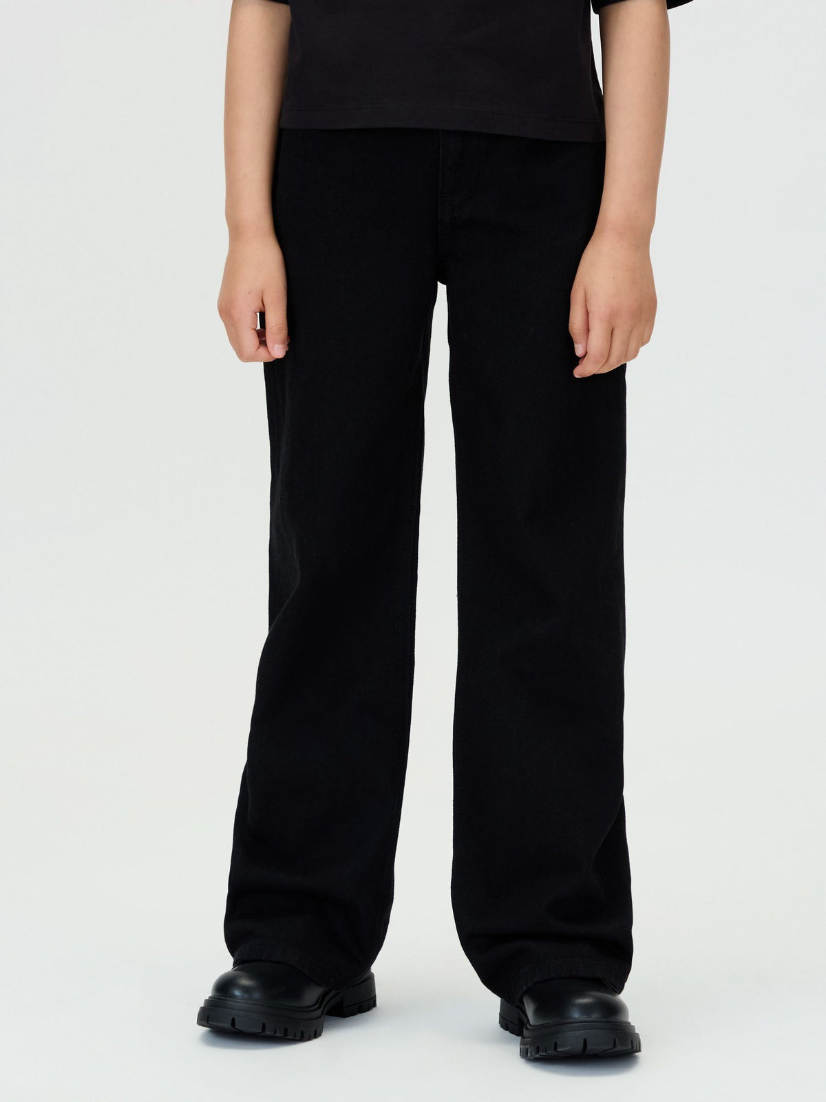 Dsiney Kidz - Calvin Klein Black High Rise Wide Leg Jeans image 1