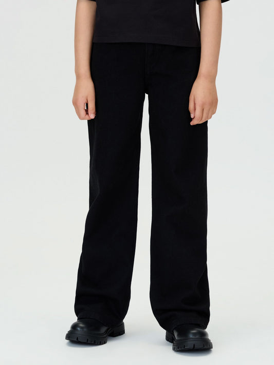 Dsiney Kidz - Calvin Klein Black High Rise Wide Leg Jeans image 1