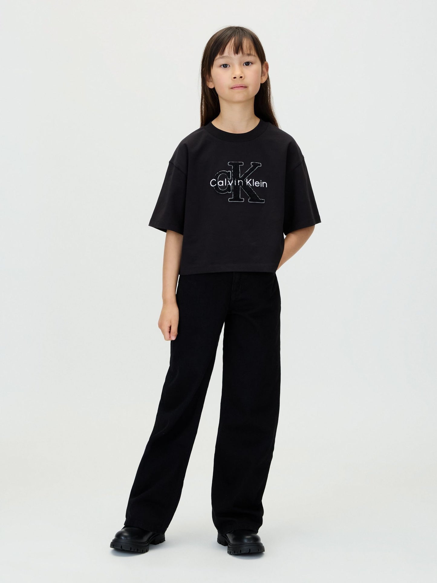 Dsiney Kidz - Calvin Klein Black High Rise Wide Leg Jeans image 2