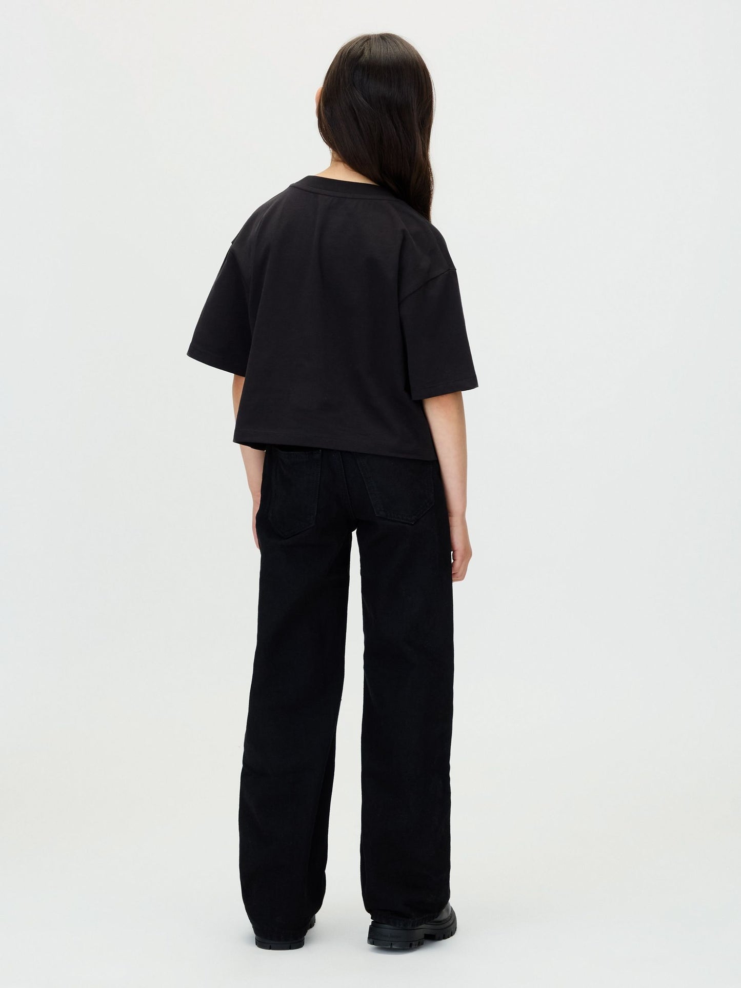 Dsiney Kidz - Calvin Klein Black High Rise Wide Leg Jeans image 3