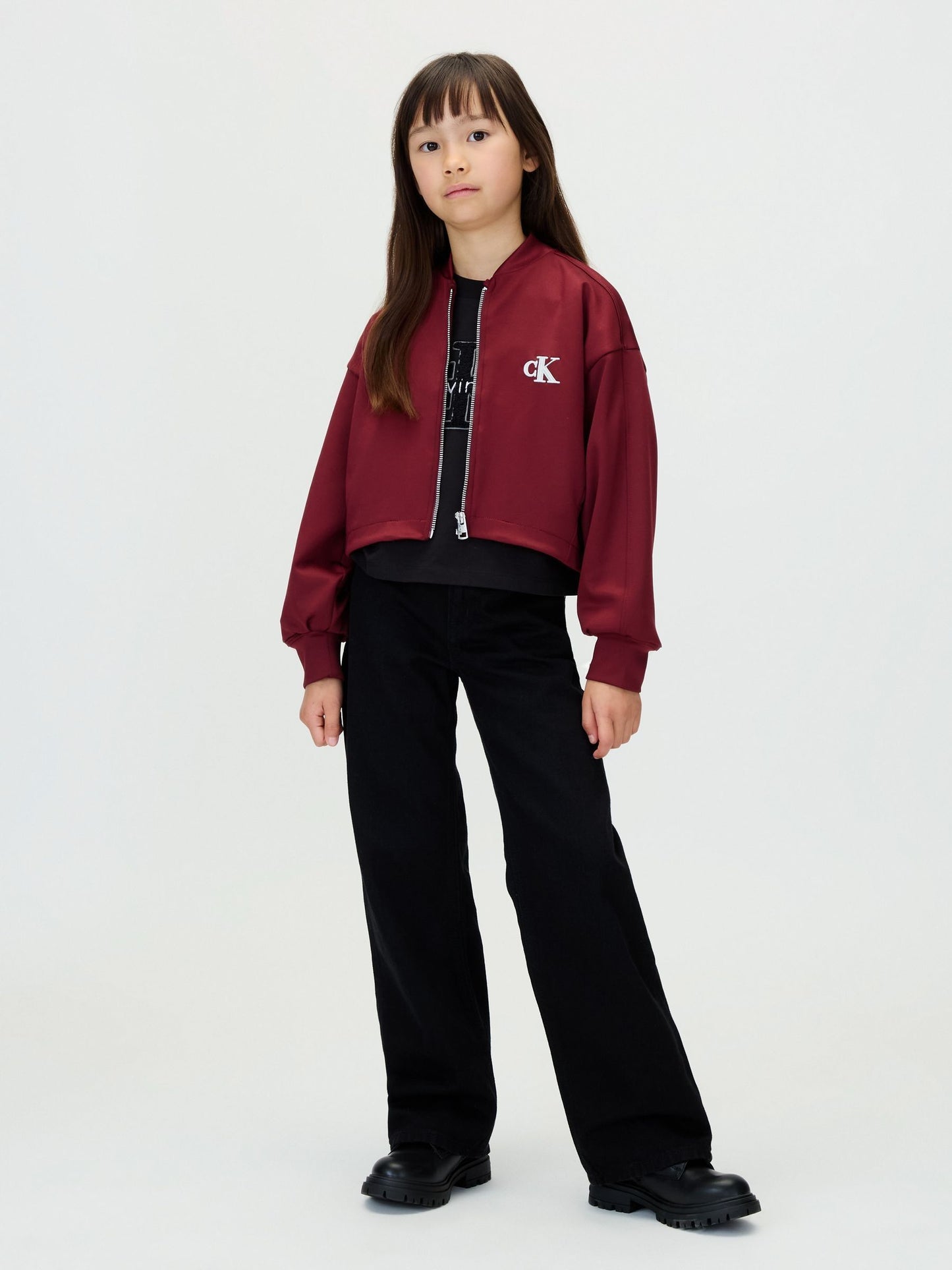 Dsiney Kidz - Calvin Klein Black High Rise Wide Leg Jeans image 4