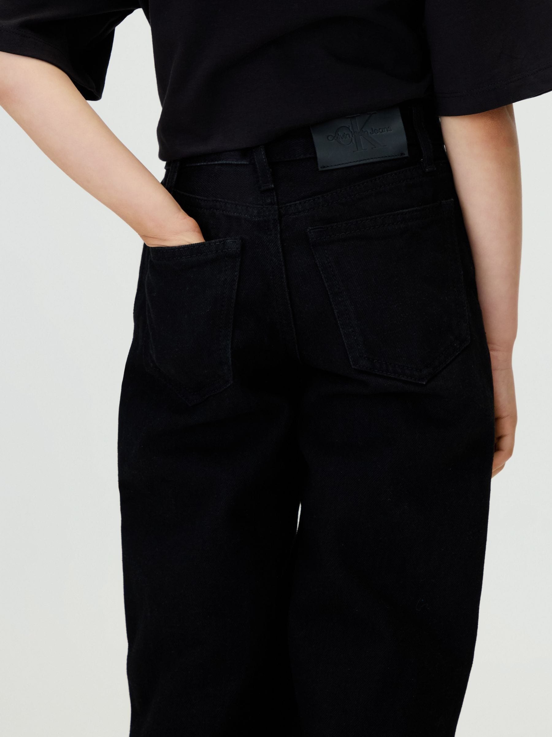 Dsiney Kidz - Calvin Klein Black High Rise Wide Leg Jeans image 5