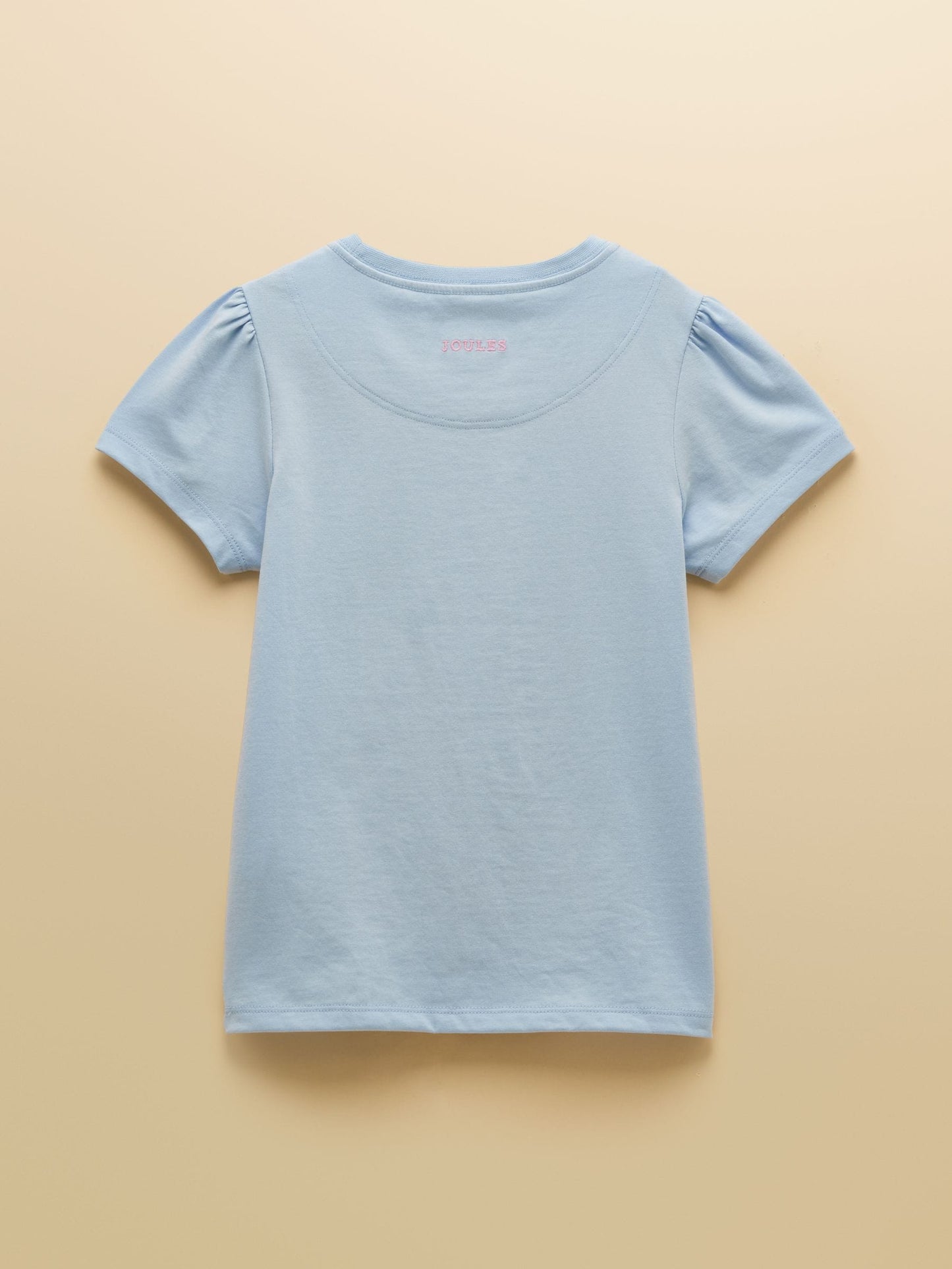 Joules Girls' Let's Go Blue & Yellow Short Sleeve T-Shirts 2 Pack image 4