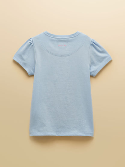 Joules Girls' Let's Go Blue & Yellow Short Sleeve T-Shirts 2 Pack image 4