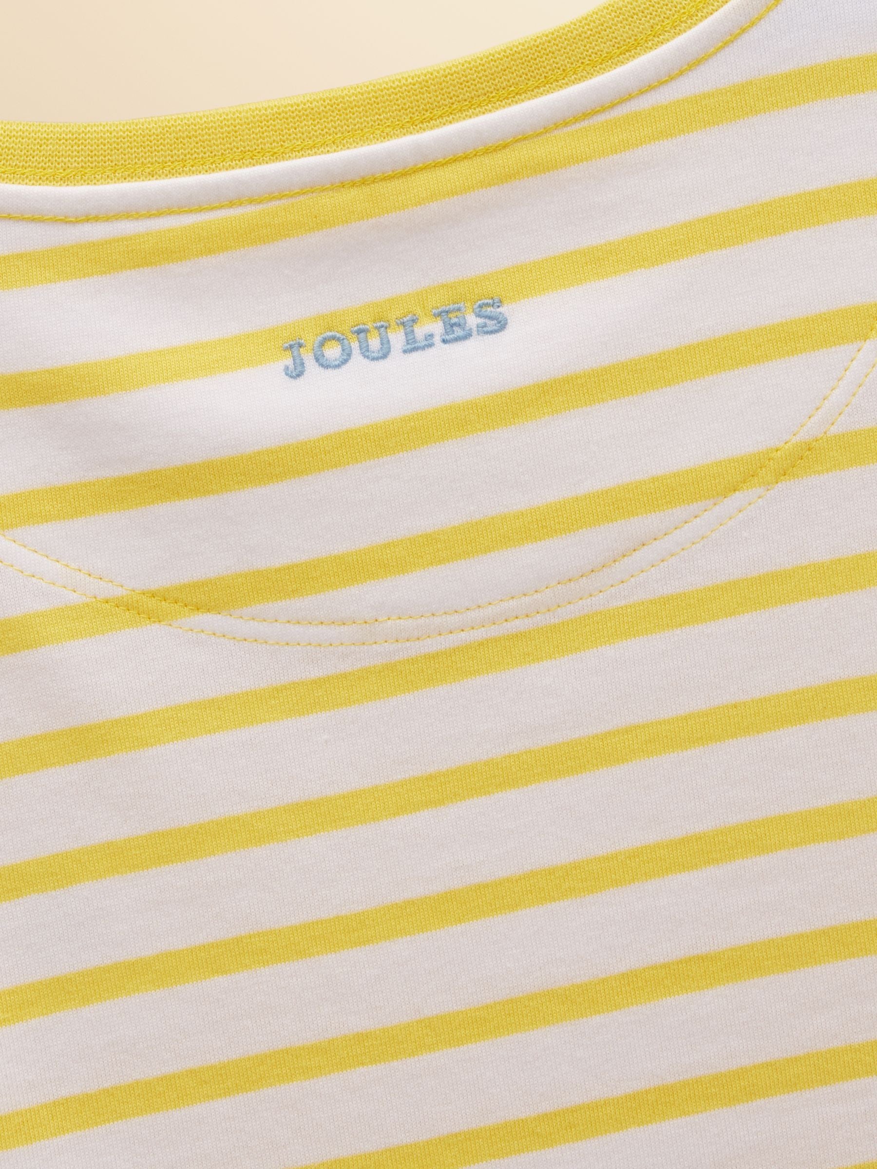 Joules Girls' Let's Go Blue & Yellow Short Sleeve T-Shirts 2 Pack image 7