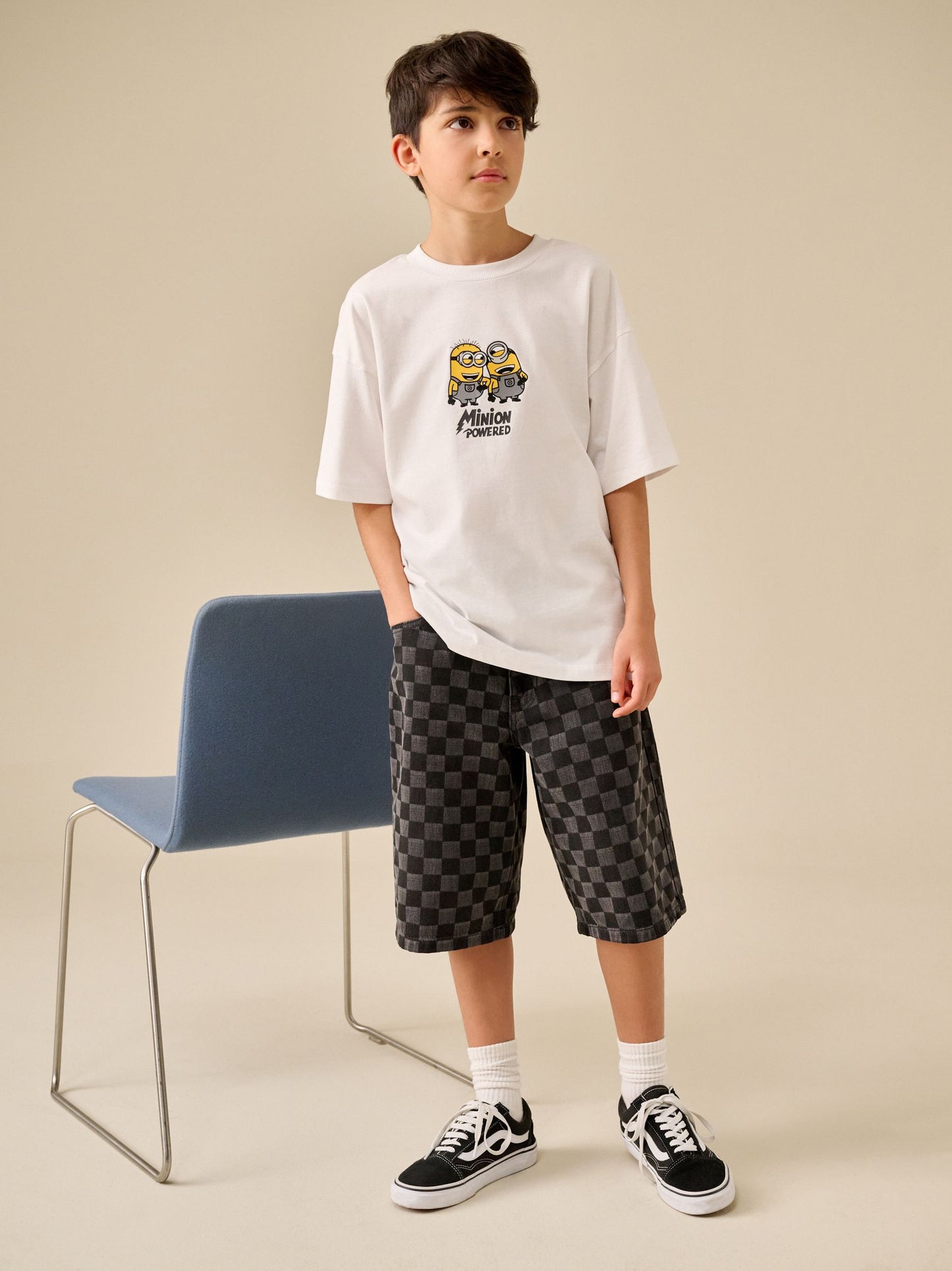 Dsiney Kidz - White Back Print Minions T-Shirt (3-16yrs) image 2