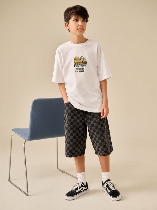 Dsiney Kidz - White Back Print Minions T-Shirt (3-16yrs) image 2