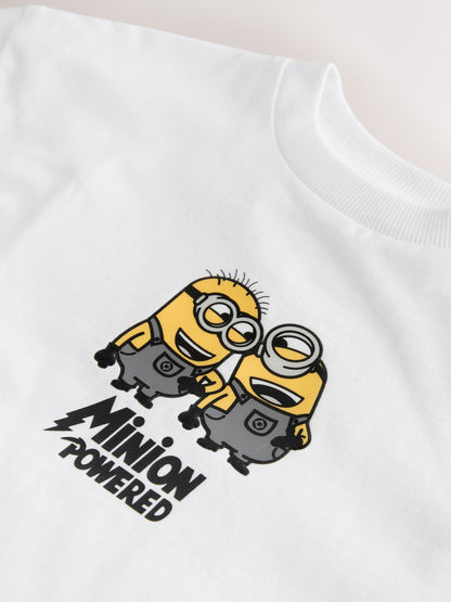 Dsiney Kidz - White Back Print Minions T-Shirt (3-16yrs) image 8