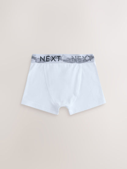 Dsiney Kidz - White with Stippling Waistband Trunks 5 Pack (1.5-16yrs) image 3