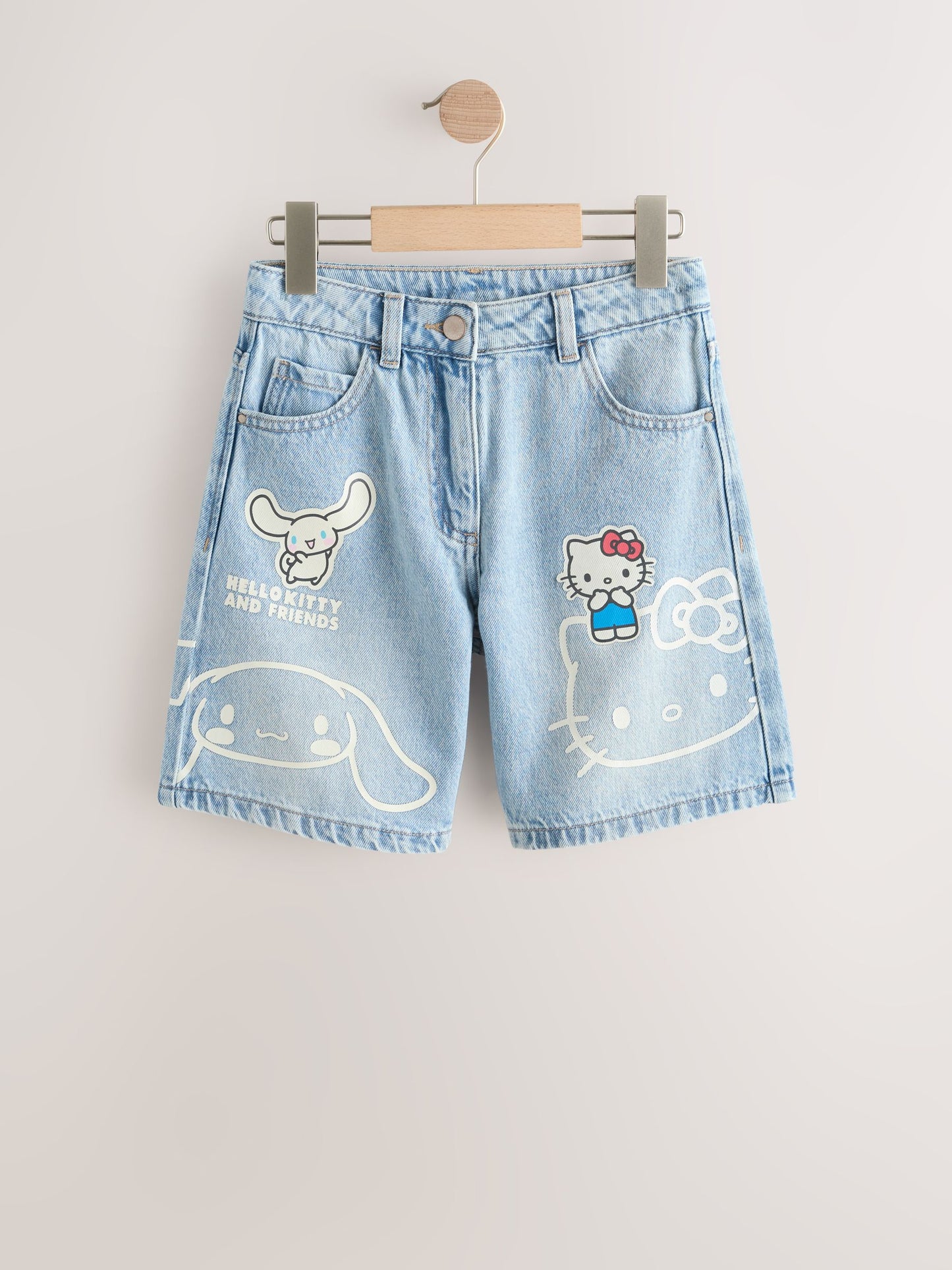 Dsiney Kidz - Light Blue Denim Hello Kitty Shorts (3-16yrs) image 5