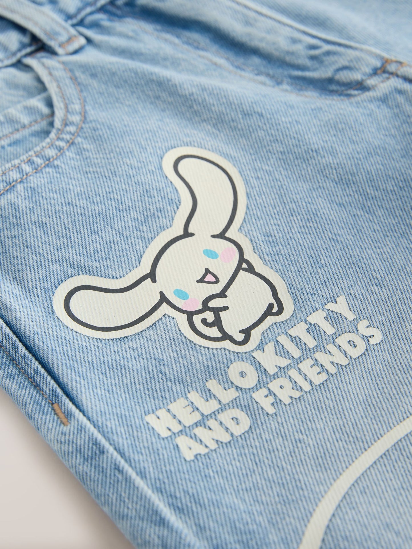 Dsiney Kidz - Light Blue Denim Hello Kitty Shorts (3-16yrs) image 7