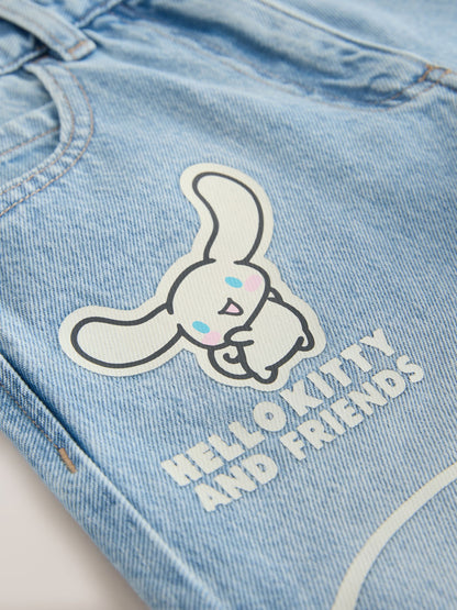 Dsiney Kidz - Light Blue Denim Hello Kitty Shorts (3-16yrs) image 7