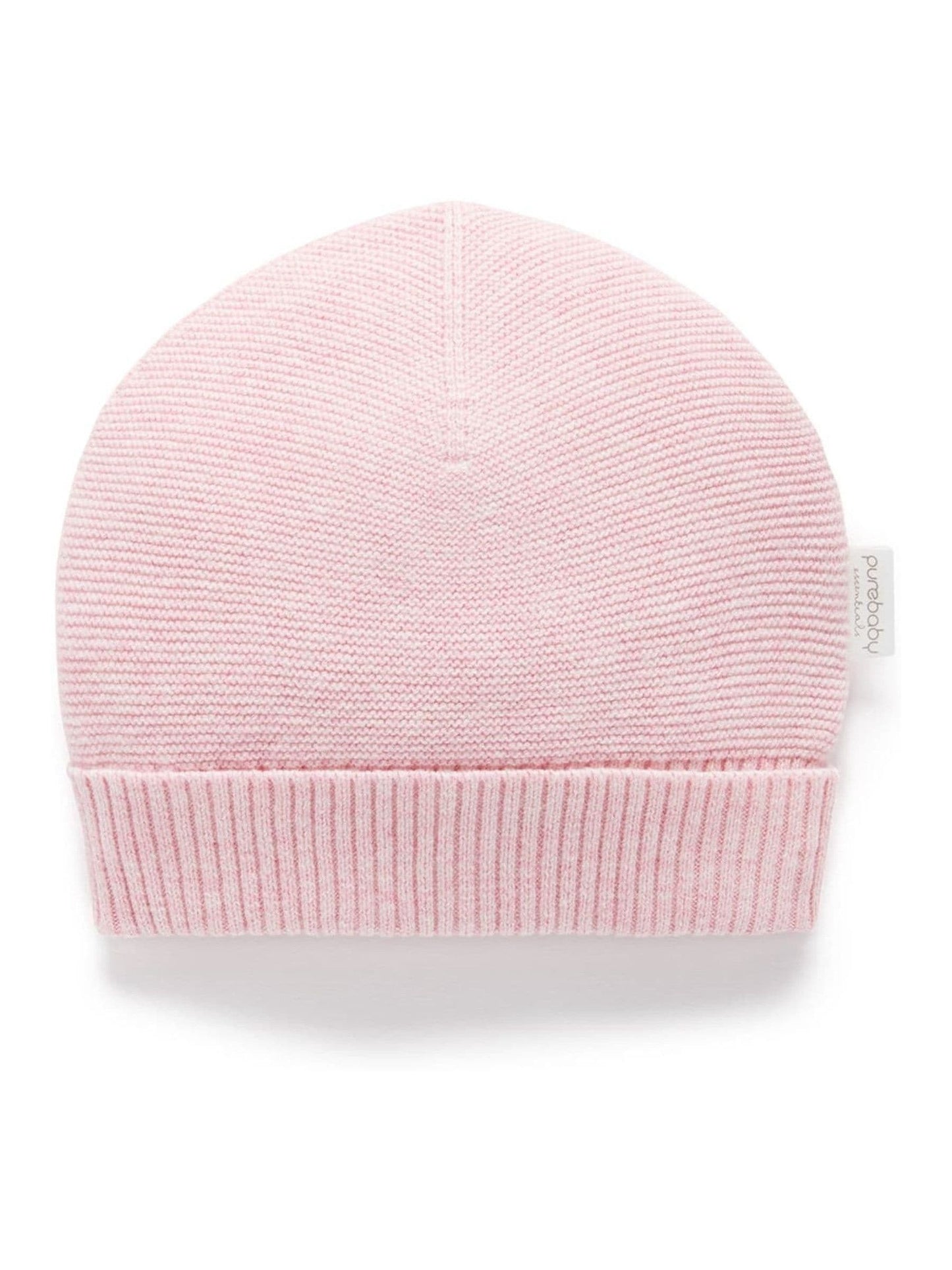 Purebaby Pink Textured Beanie image 1