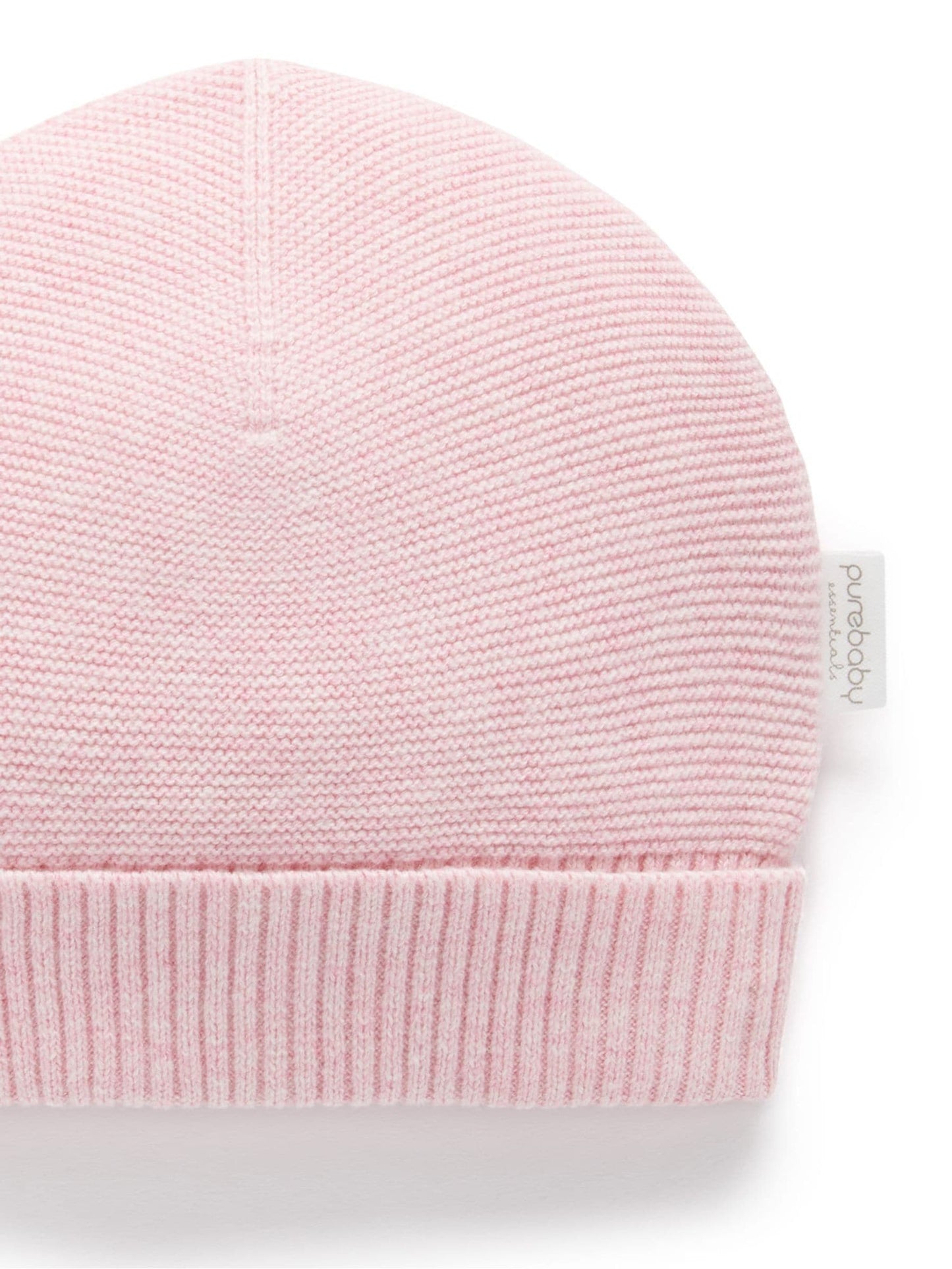 Purebaby Pink Textured Beanie image 2