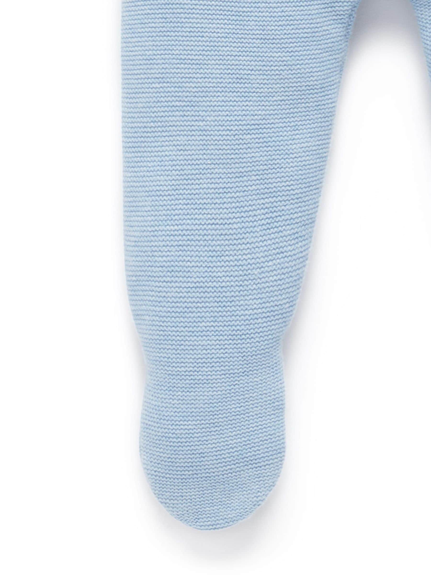 Purebaby Blue Textured Leggings image 3