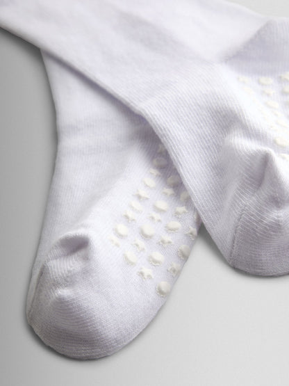 JoJo Maman Bébé Cream Bow Long Socks image 3