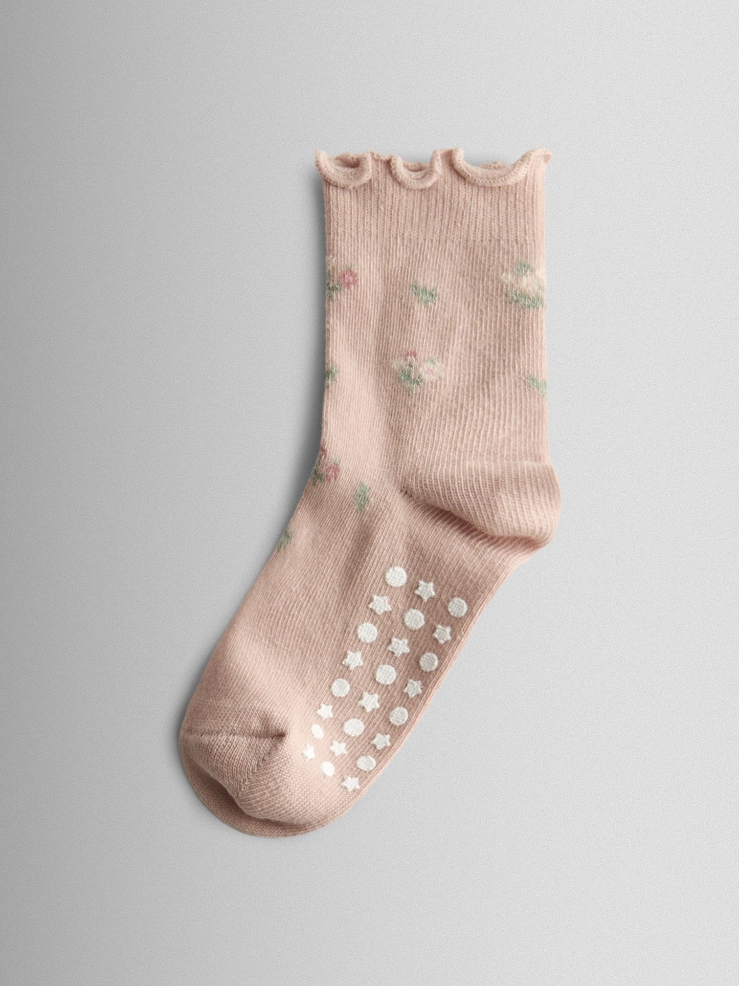 JoJo Maman Bébé Natural Floral 3-Pack Socks image 3