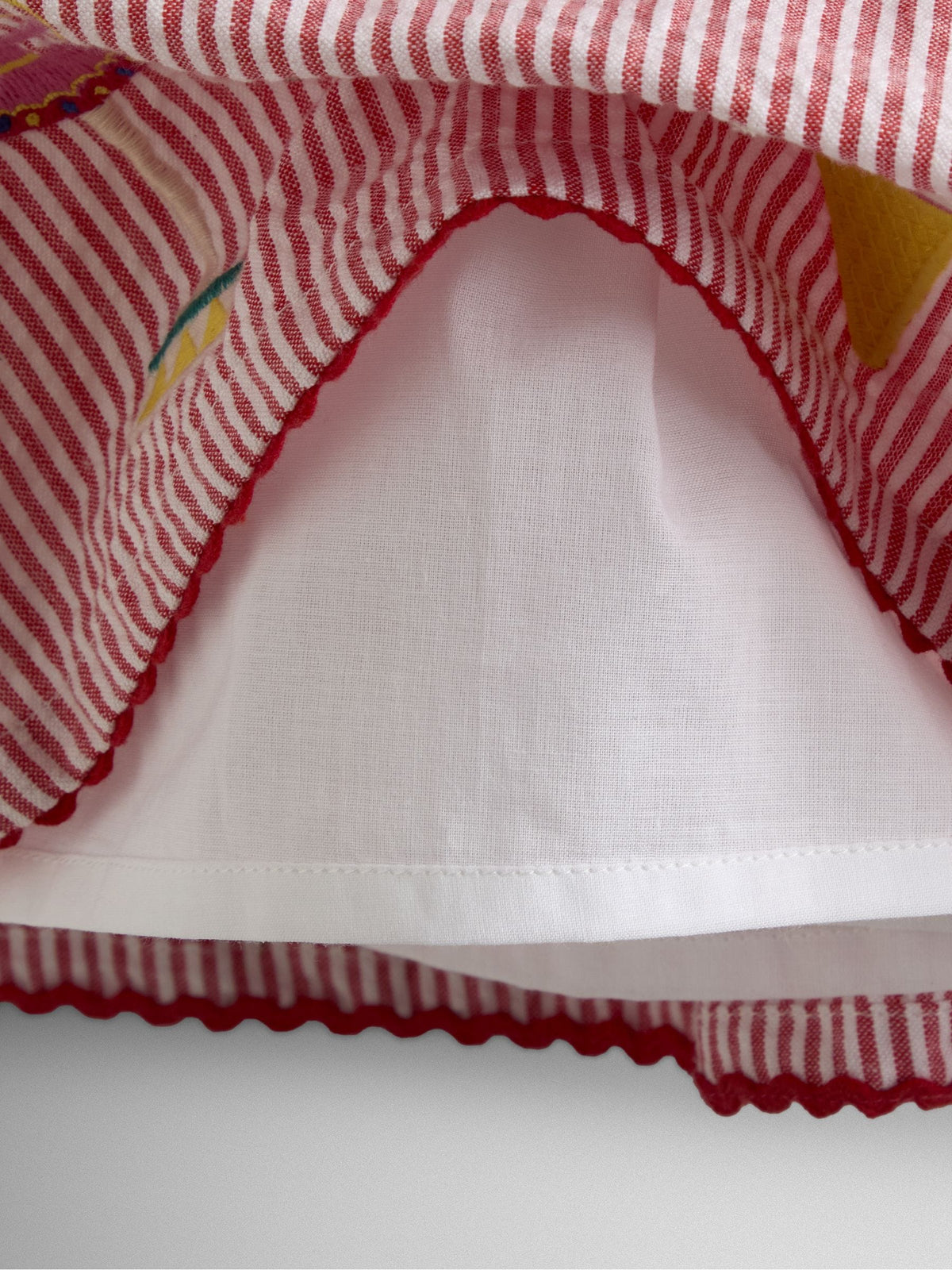 Dsiney Kidz - JoJo Maman Bébé Red Fairground Cross Back Appliqué Sundress image 5