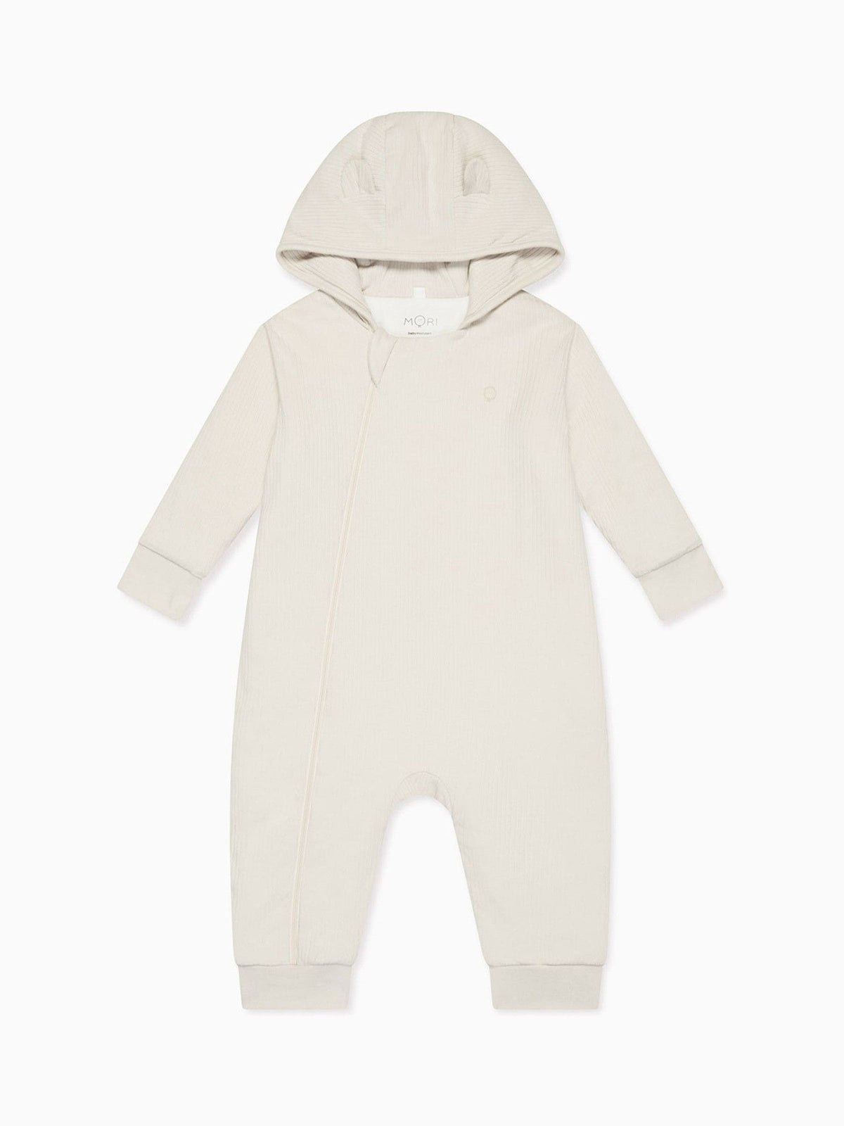 MORI Cream Cosy Zip-Up Pramsuit - image 4