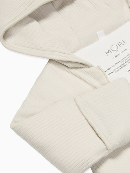 MORI Cream Cosy Zip-Up Pramsuit - image 5