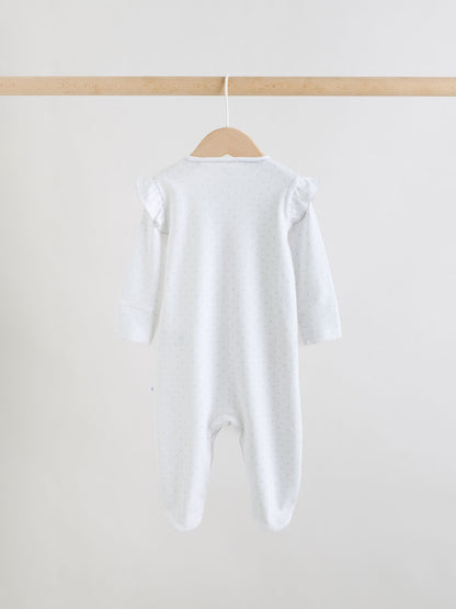 Lilac Purple Baby Sleepsuits 3 Pack (0mths-2yrs) image 6