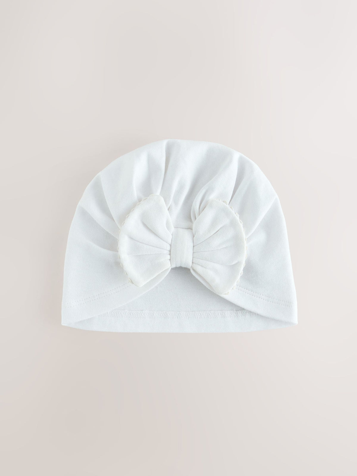 Pink/White Baby Turbans 2 Pack (0-18mths) image 3