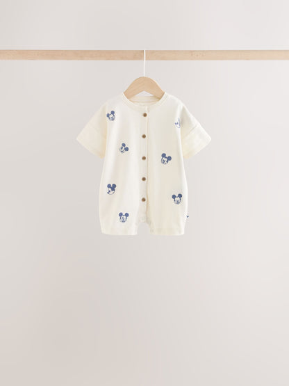 Dsiney Kidz - Blue Baby Mickey Mouse Jersey Rompers 3 Pack image 3