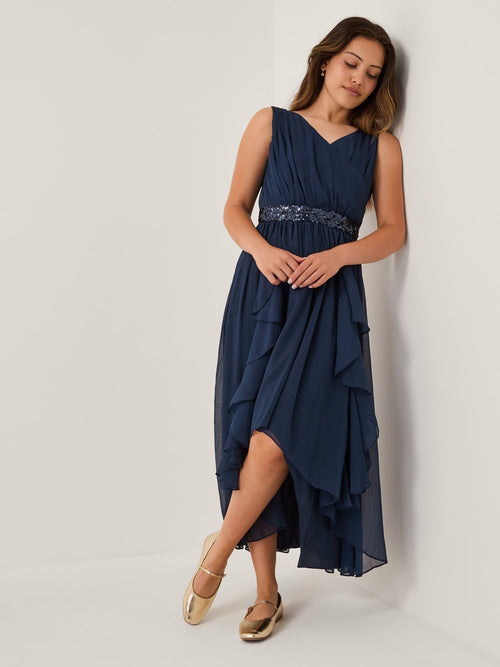 Dsiney Kidz - Monsoon Blue Clemmie Sequin Chiffon Prom Dress image 1
