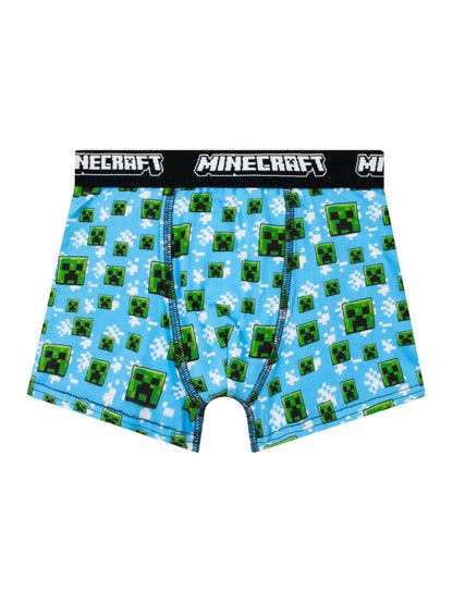 Dsiney Kidz - Character Green Minecraft Creeper Briefs Underwear 3 Pack image 2
