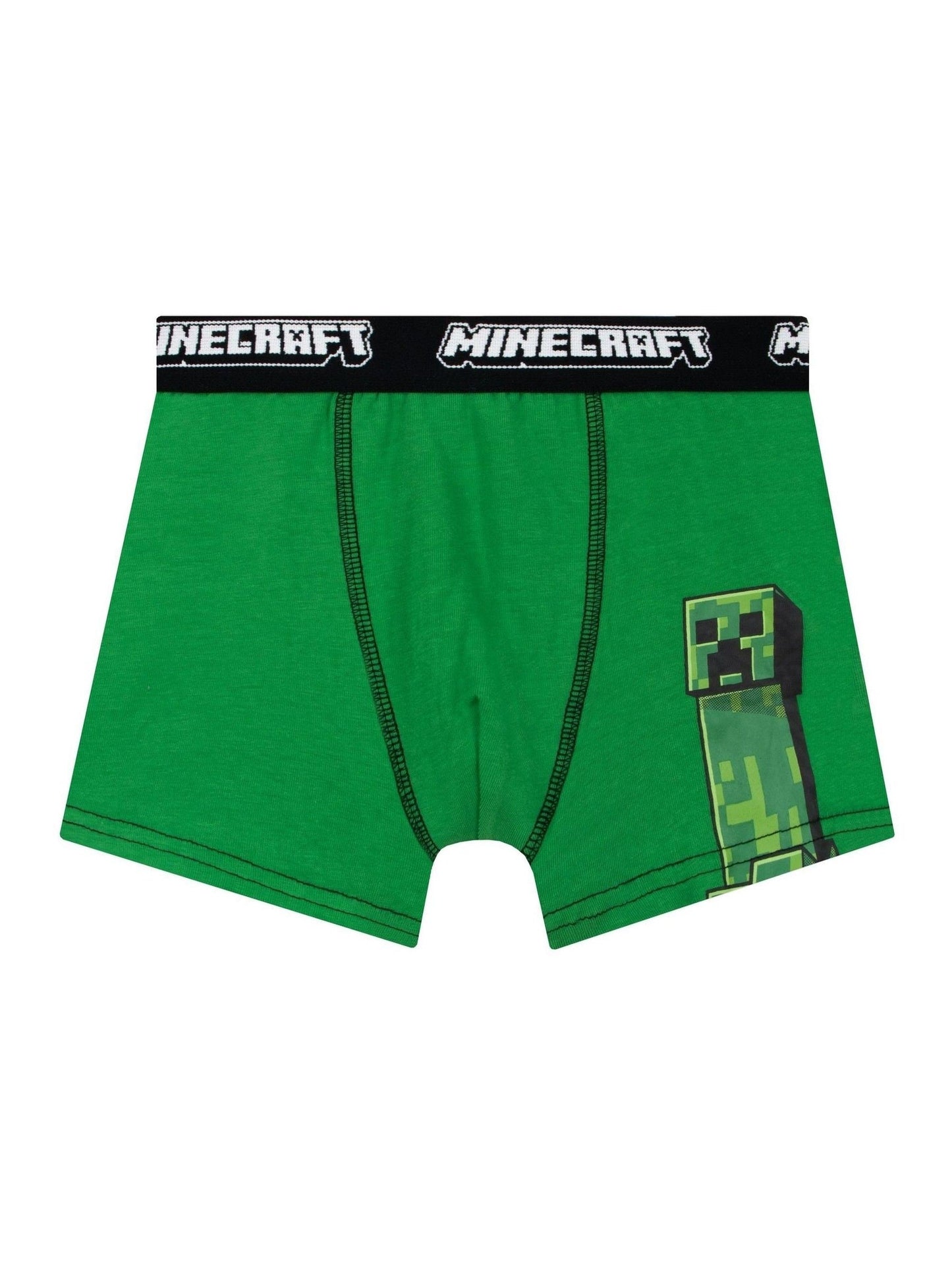 Dsiney Kidz - Character Green Minecraft Creeper Briefs Underwear 3 Pack image 3