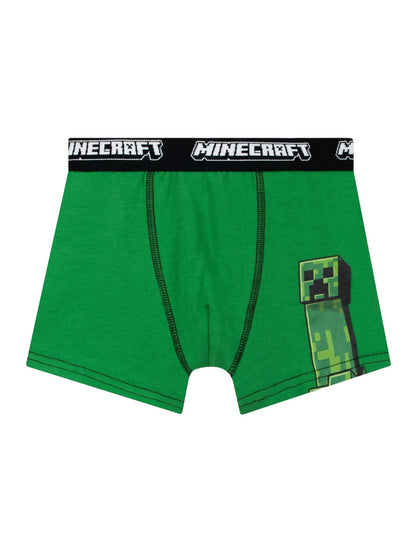 Dsiney Kidz - Character Green Minecraft Creeper Briefs Underwear 3 Pack image 3