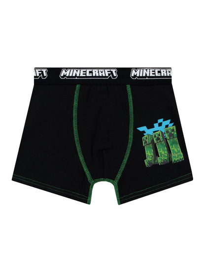 Dsiney Kidz - Character Green Minecraft Creeper Briefs Underwear 3 Pack image 4