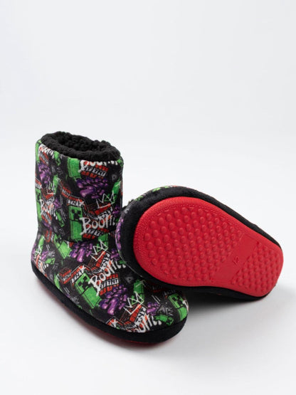 Vanilla Underground Black Minecraft Slipper Boots image 3