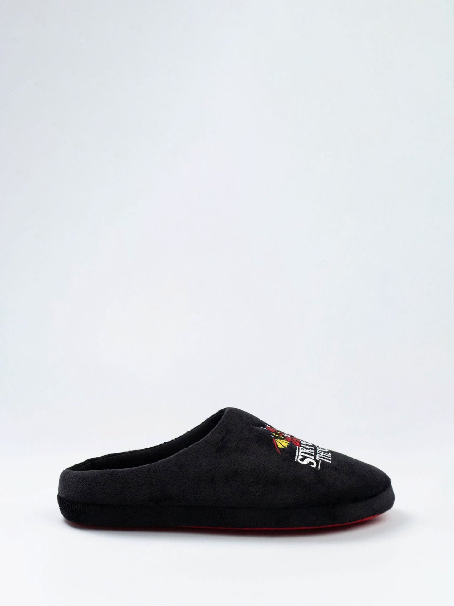 Dsiney Kidz - Vanilla Underground Black Stranger Things Mule Slippers image 3