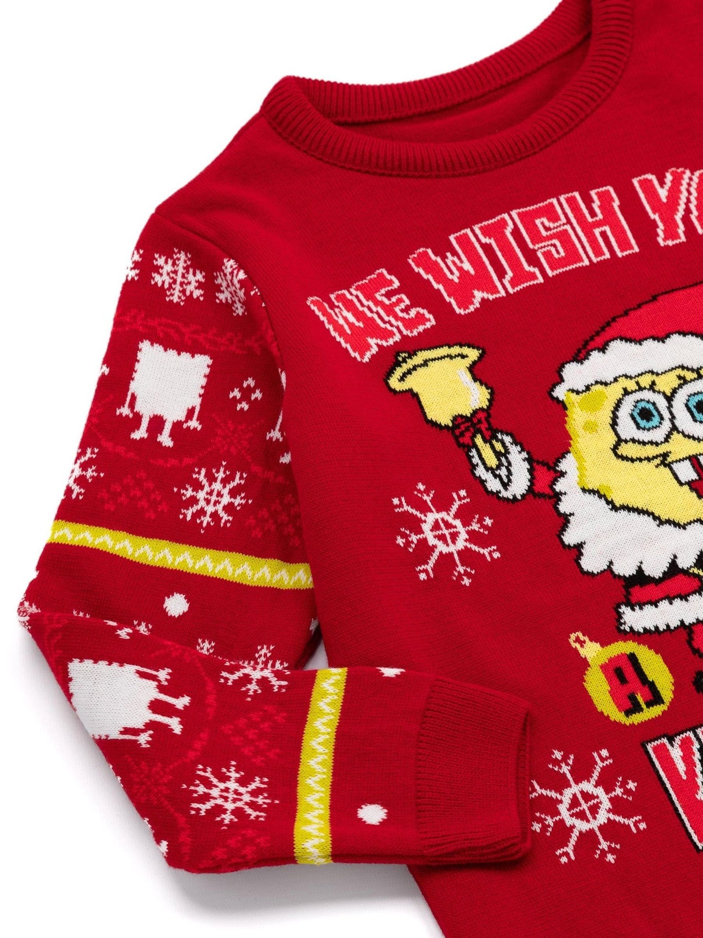 Dsiney Kidz - Vanilla Underground Red Sponge Bob Square Pants Christmas Jumper image 2