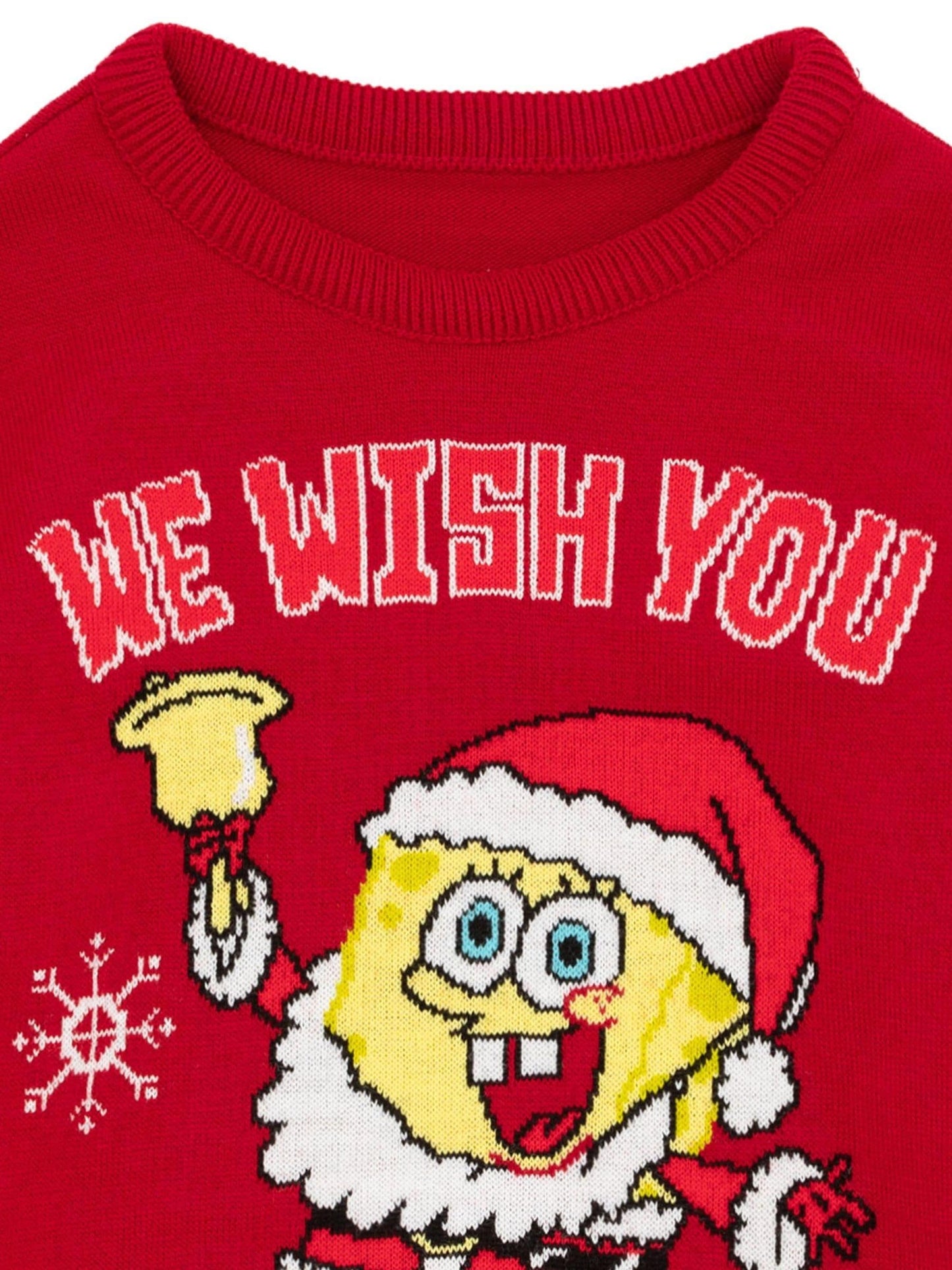 Dsiney Kidz - Vanilla Underground Red Sponge Bob Square Pants Christmas Jumper image 4