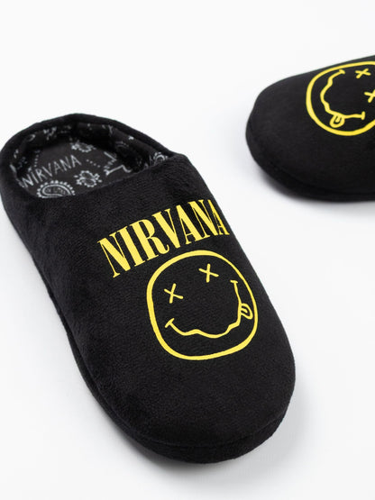 Dsiney Kidz - Vanilla Underground Black Nirvana Mule Slippers image 3